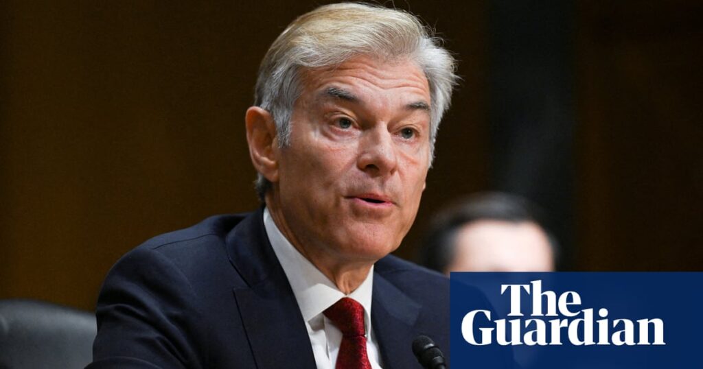Mehmet Oz confirmed by US Senate to lead Medicare and Medicaid